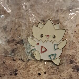 Pokemon Togepi Enamel Pin - Cream and Red